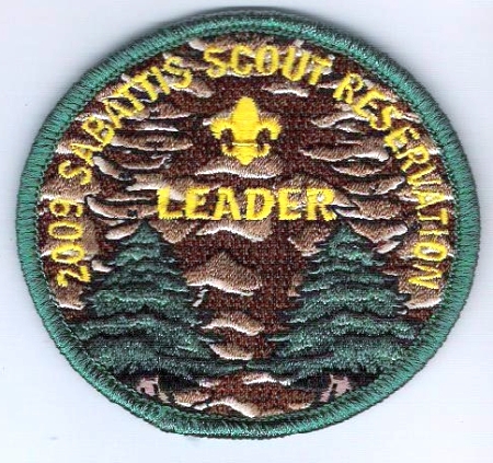 2009 Sabattis Scout Reservation - Leader