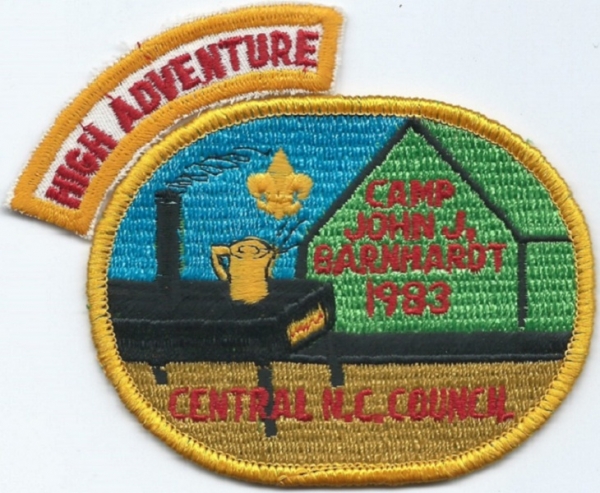 1983 Camp Jonh J. Barnhardt - High Adventure Rocker