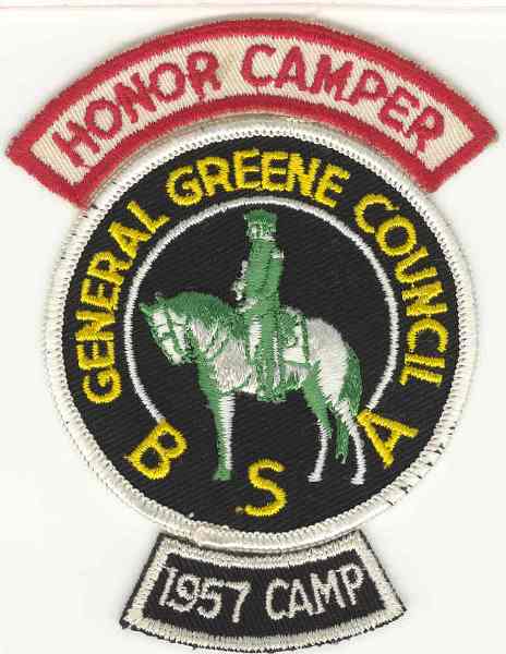 1957 General Greene Council Camps