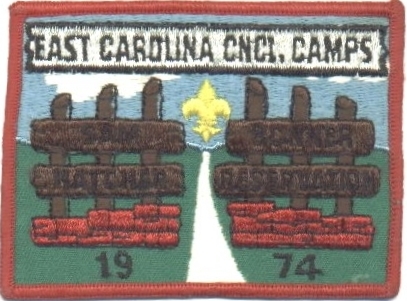 1974 East Carolina Council Scout Camps