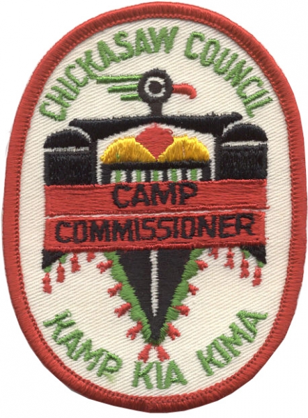 1961-72 Camp Kia Kima - Camp Commissioner