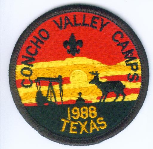 1988 Concho Valley Council Camps