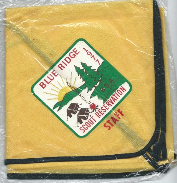 1977 Blue Ridge Scout Reservation Staff Neckerchief