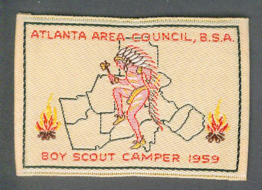 1959 Atlanta Area Council Camper