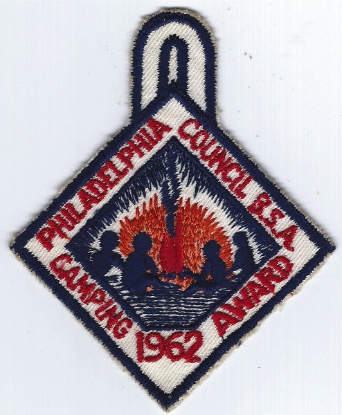 1962 Philadelphia Council Camps - Award