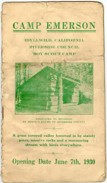 1930 Camp Emerson - Brochure