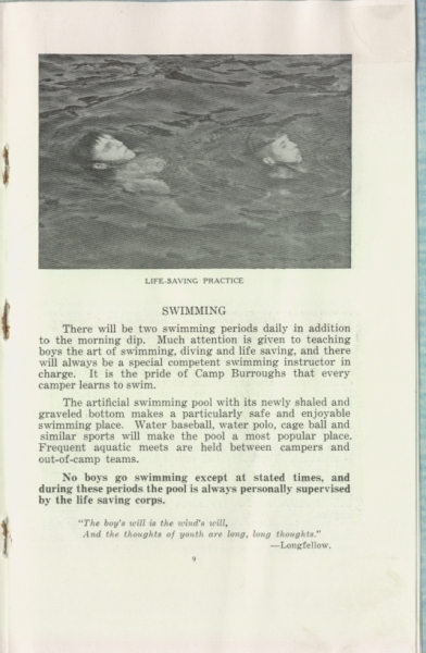 (10) 1922 Camp Burroughs - Booklet - Page 9
