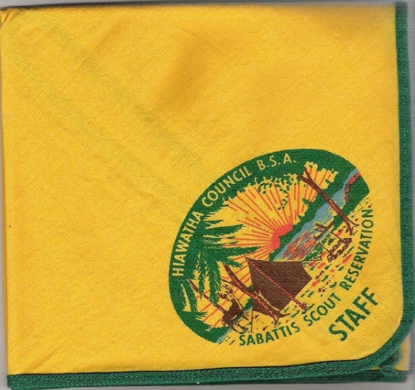 1972 Sabattis Scout Reservation - Staff