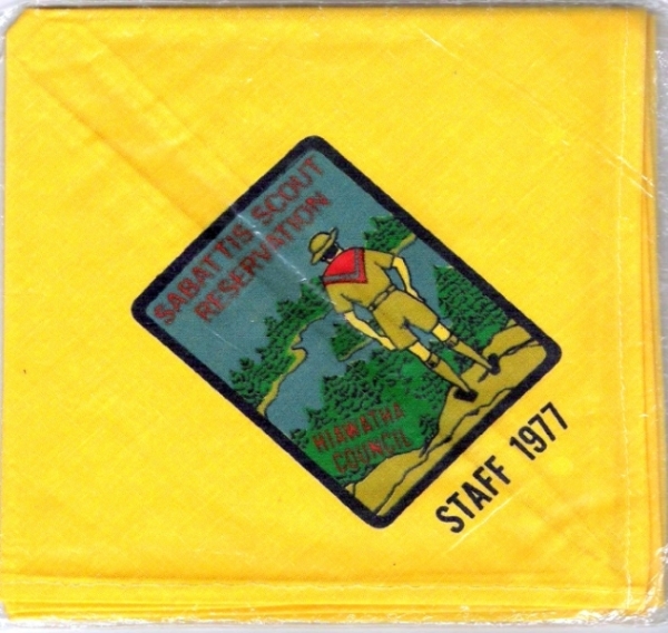 1977 Sabattis Scout Reservation - Staff