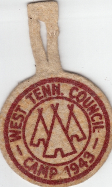 1943 West Tennessee Council Camps