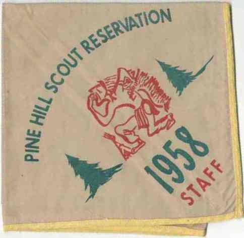1958 Pine Hill Scout Reservation - Staff