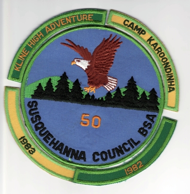 1982-83 Susquehanna Council Camps - BP - 50th