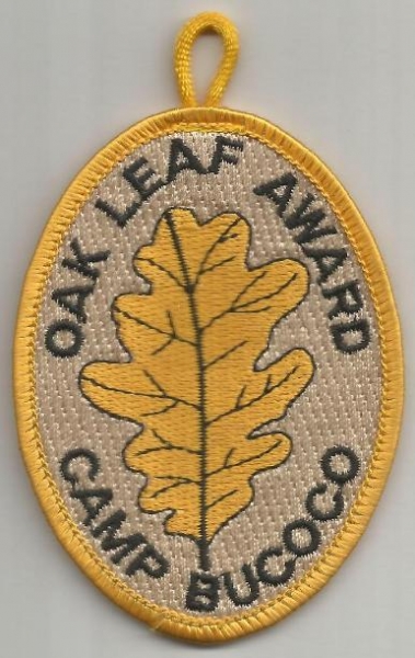 Camp Bucoco - Gold Oak Leaf Award