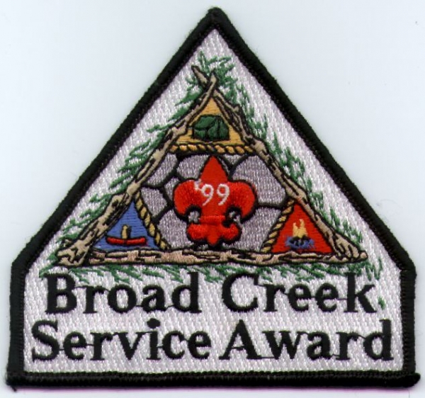 1999 Broad Creek Scout Reservation - Service Award