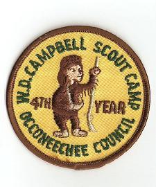 W. D. Campbell Scout Camp - 4th Year