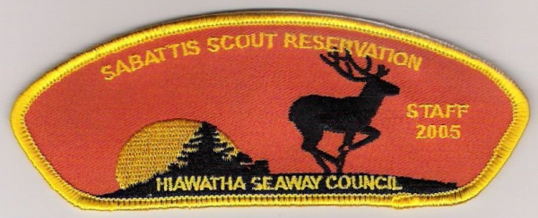 2005 Sabattis Scout Reservation - Staff CSP