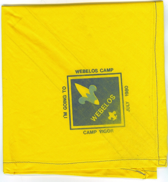 1980 Camp Vigor Neckerchief