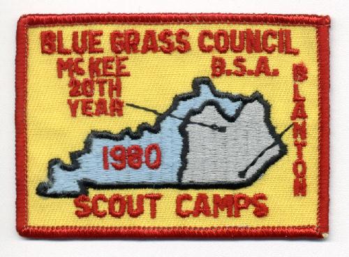 1980 Blue Grass Council Camps