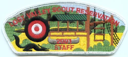 2001 Lost Valley Scout Reservation - Staff