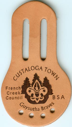 Custaloga Town - Leather Slide