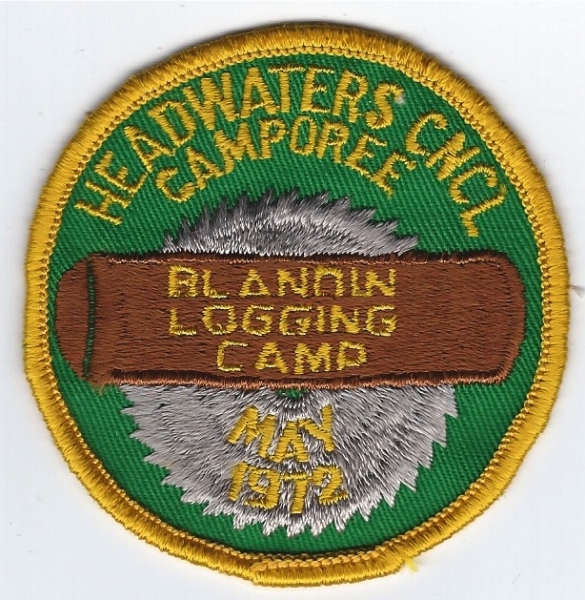 1972 Headwaters Council Camps - Blandin Logging Camp