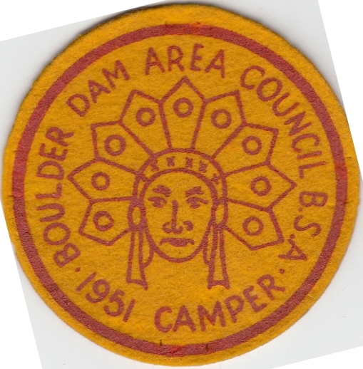 1951 Boulder Dam Area Council - Camper
