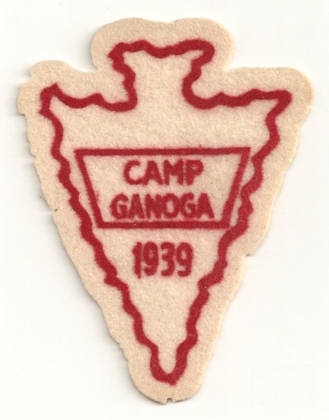 1939 Camp Ganoga Felt
