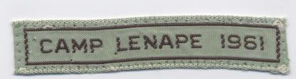 1961 Camp Lenape