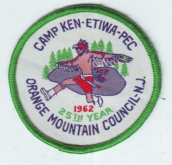 1962 Camp Ken-Etiwa-Pec - 25th Year