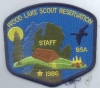 1986 Wood Lake Scout Reservation - Staff