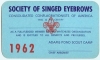 1962 Adams Pond Scout Camp - Card