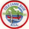 1981 Cole Canoe Base
