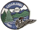 2002 Cedarlands Scout Reservation