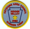 1982 Hidden Valley Scout Reservation