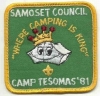 1981 Camp Tesomas