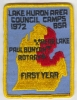 1972 Lake Huron Area Council Camps