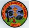 Two Rivers Council Camps - Backpatch