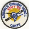 1963 Northwest Suburban Council Camps - Staff
