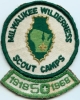 1968 Milwaukee Wilderness Scout Camps - 50th - Rocker