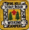 1974 Pine Hill Scout Reservation - Weekend Camper