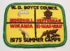 1975 WD Boyce Council Camps