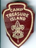 Camp Treasure Island - Leather slide