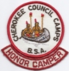 Cherokee Council Camps - Honor Camper