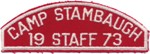 1973 Camp Stambaugh - Staff RWS