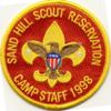 1998 Sand Hill Scout Reservation - Camp Staff