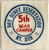 Camp Mountain Run - 5th Year