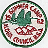 1962 Aloha Council Camps