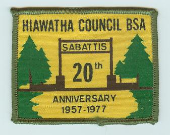 1977 Sabattis Scout Reservation