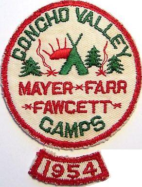 1954 Concho Valley Council Camps