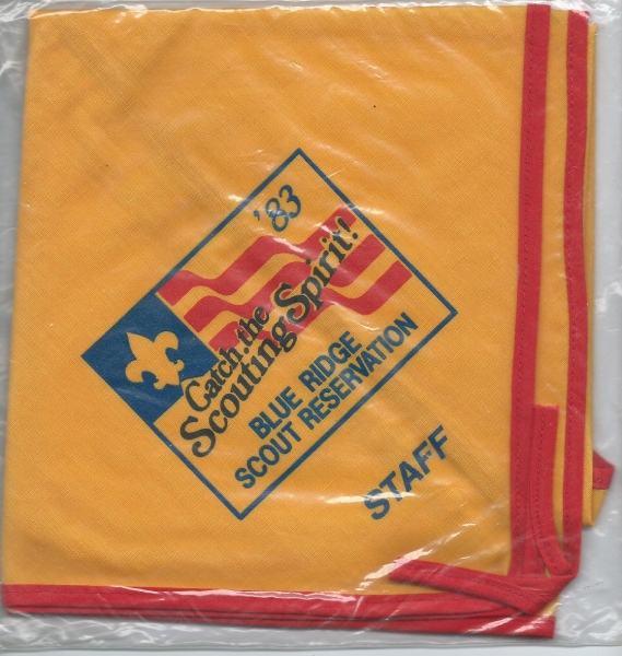 1983 Blue Ridge Scout Reservation Staff Neckerchief